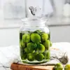 Frasco Sellado Transparente Grueso con Forma de Corazón Transfronterizo Botella de Miel y Limón Frasco de Almacenamiento de Alimentos y Té Hogareño
