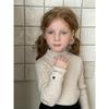 Ropa Suave para Niños Suéter de Cuello Medio para Niños y Niñas Otoño e Invierno 2025 Camiseta Base Ajustada para Niños Suéter Interior para Niños Moderno