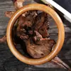 Pulsera Redonda de Madera de Azufaifo, Pulsera de Concubina Imperial, Pulsera de Madera Natural para Mujer, Pulsera de Color Madera Cálido, Joyería de Mano Anillo