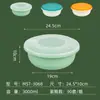 Caja Desechable Redonda para Llevar de Grado Alimenticio con Tapa, Antirrobo, Sellada, Impresible