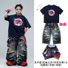 Ropa infantil moderna para street dance, atuendos elegantes para niños y niñas para actuaciones de batería hip-hop, ropa para actuaciones de baile hip-hop