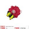 Amazon Europeo y Americano Nuevo Flor de Tela Hecha a Mano Mariposa Pasador de Perlas Colorido para Niña Pinza de Pato Accesorios para el Cabello