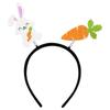 Nuevos accesorios decorativos para el cabello de Pascua de Amazon: accesorios para el vestido de fiesta de conejito infantil, aro para el cabello con forma de huevo y pollito.