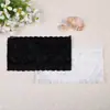 Top de Tubo de Encaje Hueco Negro Sexy de Verano Delgado sin Tirantes Antideslizante Ropa Interior para Mujer