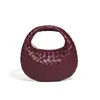 Bolsas Pequenas Tecidas de Moda Transfronteiriças, Bolsas de Mão Tendência Mais Vendidas para Mulheres, Bolsas Transversais com Alça de Corrente da Moda, Bolsas Retro Formato Bolinho