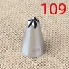 109# bico de confeitar florzinha de 6 dentes núcleo seis dentes aço inoxidável 304 ferramenta DIY para assar tamanho pequeno