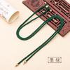Hebilla de aleación, collar semiacabado, cuerda atada a ambos lados del colgante de collar de perlas, joyería DIY, productos de cordón para colgar en el cuello al por mayor