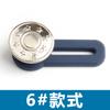 Botón Extensor de Cintura sin Clavos Botón Telescópico Desmontable Hebilla Universal Botón Extendido Botón para Jeans Artefacto Ajustable