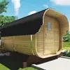 Sauna de Barril ao Ar Livre Resort Sauna de Barril Panorâmica ao Ar Livre Sauna Panorâmica ao Ar Livre para Família com Várias Pessoas