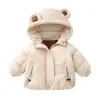 Ropa de Algodón para Bebé Invierno Nuevo Estilo Versión Coreana Chaqueta Espesa para Niños Niñas Ropa de Algodón Atuendo de Año Nuevo para Niños Pequeños Fuera de Temporada Venta Caliente