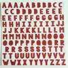 Pó Dourado Vermelho Álbum de Fotos DIY Adesivo para Diário Adesivo de Prêmio Infantil Adesivo Flash Letra em Inglês Adesivo Personalizado