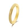 Anillo Giratorio de Acero Inoxidable Simple Esmerilado Extremadamente Fino Nuevo de Amazon Anillo Dorado para Dedo Joyería de Gama Alta para Mujer