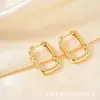 Pendientes de Aro Geométricos Sencillos y Elegantes Moxi, Más Vendidos Transfronterizos, Estilo Ins, Pendientes Versátiles Europeos y Americanos, Regalo de San Valentín