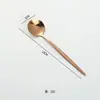 Conjunto Popular Transfronteiriço Português de Talheres Espessos de Aço Inoxidável Conjunto de Cinco Peças Faca e Garfo para Bife Colher de Café Garfo para Frutas