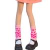Subcultura Y2K calcetines de pie de punto nuevos para niños europeos y americanos calcetines de lana con rizo de amor