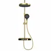 Juego de Cabezal de Ducha de Cobre Puro Aspersor Superior de Mano Doble Uso Agua Fría y Caliente Montaje Exterior Cabezal de Ducha para Baño Venta al por Mayor