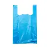 Bolsa de mano Bolsa de embalaje vegetal Bolsa desechable Venta al por mayor Bolsa de basura engrosada Bolsa tipo chaleco azul
