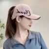 Gorra de Béisbol Estilo Coreano de Verano Versátil Circunferencia de Cabeza Grande Adelgazante para la Cara Gorra de Pico Profundo Corona Profunda Unisex para Parejas Sombrero Protector Solar