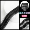 Peluca Colgante de Oreja Teñida Seda de Alta Temperatura Una Pieza Rizador de Cabello Sin Rastro Seda Láser Colorida Película para el Cabello Grupo Femenino Dulce Fresco