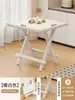 Mesa Plegable, Mesa Pequeña Portátil para Apartamentos de Alquiler, Mesa de Comedor para el Hogar, Mesa Cuadrada, Mesa Pequeña para Montar Puestos