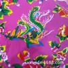 Tela de Algodón con Flores Grandes del Noreste, Tela de Algodón de Peonía Fénix, Tela para Decoración de Hotel Estilo Étnico, Tela para Ropa de Presentación