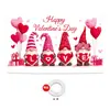 Ambiente Romántico Transfronterizo Parejas Decoración Fotográfica para Fiestas de Alto Nivel Día de San Valentín Bandera de Garaje Banner Tela de Fondo