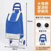 Carrito de Compras Ligero para Personas Mayores, Carrito de Supermercado, Carrito Portátil para el Hogar que Sube Escaleras