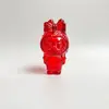 Adornos Labubu de Cristal Amarillo Juguete de Dibujos Animados Muñeca Muñeca Linda Pequeño Regalo Decoración del Hogar Labubu Esmaltado