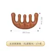 Pente de Meridianos Atacado, Massageador de Couro Cabeludo com Bola Redonda, Pente de Terapia Capilar, Pente Gua Sha Facial de Sândalo Dourado, Pente de Massagem