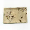 Papel Antiguo Flores de Otoño Estilo Chino Nuevo Estilo Nacional Tela de Algodón Brocado Vestido Qipao Top Hanfu Tela Estampada Digitalmente