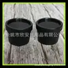 Pote de Creme Preto 100g Frasco de Máscara Embalagem Cosmética para Cuidados com a Pele Pote 100ml Pote de Pó Engarrafado