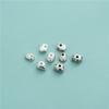 Plata de Ley S925 Plata Tailandesa Irregular Junta Espaciador Cuentas Accesorios DIY Pulsera de Perlas Collar Cuentas de Plata Rota
