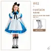Ropa Infantil de Halloween Cosplay de Alicia Atuendo de Sirvienta Disfraz de Performance para Niñas Disfraz de Cosplay para Role-Playing