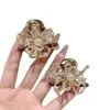 Pinza para el Cabello de Flor con Perlas de Cristal de Lujo Ligero y Alta Gama, Pasador de Perlas, Pinza para Flequillo de la Frente, Pinza para el Cabello de Princesa, Accesorio para el Cabello