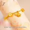 Vietnamita de longa data Sha Jin Ping An Open Gourd Pulseira Four-leaf Clover Flower Bracelet Diy Acessórios Frisados Mulheres