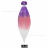 26 pulgadas Colorido Fibra Química Trenza Grande Africana Trenza Sucia Color Degradado Trenza de Cabello Trenza Fácil Trenza Sucia Mayoreo