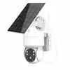 Cámara Icsee de Bajo Consumo Alimentada por Energía Solar Monitor Inalámbrico Remoto por Teléfono Móvil Cámara de Alta Definición de 4 Millones para el Hogar
