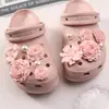 Novos Acessórios para Sapatos Croc Buquê Branco Osso Flores para Sapatos Fivelas de Sapato Acessórios Fivelas Decorativas de Cabedal de Sapato Atacado Transfronteiriço
