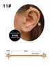 Pendientes Largos de Acero Inoxidable con Rosca Externa Europea y Americana, Goteo de Aceite, Circonita, Puente para Oreja, Cisne de Perla, Mariposa, Venta al por Mayor