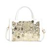 Mulheres Bolsa 2024 Moda Casual Simples Elegante Bolsa Ombro Crossbody Lantejoulas Bolsa Feminina Mão Viajante Tote Bag
