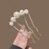Acessórios de Cabelo Casuais com Pérolas para Mulheres, Grampos de Cabelo em Forma de U, Grampos de Cabelo de Alta Qualidade, Luxo Acessível, Grampos de Cabelo Estilo Antigo, Pentes, Adereços de Cabeça para Cheongsam