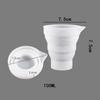Contenedor de Herramientas DIY Taza Medidora Vela Yeso Taza para Pegamento Conveniente Taza Plegable de Silicona Molde Taza de Silicona