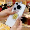 Nuevo Pegatina Dorada para Teléfono con Oro Puro 999, Éxito Instantáneo, Gato de la Suerte, Princesa, Por Favor Trae Fortuna, Pegatina para Teléfono con Diseño Personalizado