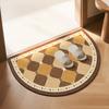 Alfombrilla de Baño de Barro Diatómico Estilo Retro para Puerta de Baño del Hogar Alfombrilla de Suelo para Baño Absorbente de Agua, Secado Rápido, Resistente a Manchas y Antideslizante Alfombrilla Venta al por Mayor