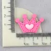 Tela Imitación Corazón Infantil Accesorios de Resina DIY Materiales Accesorios para el Cabello de Bebé DIY Corona Accesorios de Tinta Almohadilla Venta al por Mayor