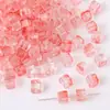 Cuentas de Cristal de 7mm Cubo Iridiscente Degradado Cuentas Pequeñas Cuentas Sueltas Hechas a Mano DIY Pulsera de Cuentas Accesorios de Joyería Materiales Venta al por Mayor