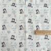 Algodón 40 tela estampada digitalmente patchwork coreano gato oso ropa para mujer y niños ropa para el hogar para padres e hijos DIY