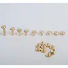 Produção e Vendas de Parafusos para Correia Plana, Grampos de Latão para Livro de Registro, Parafusos para Bolsa de Médico, Gama Completa de Especificações, 10*4*15, Durável