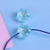 Pulseira com Pingente de Garra de Gato Colorida AB Luminosa Céu Estrelado Acrílico com Furo Vertical Acessórios para Joias DIY