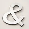 Decoración del Hogar Aliexpress Transfronteriza Espejo Acrílico Letras Eva Letras Inglesas Decorativas Creativas Pegatinas de Pared 26 Letras